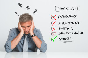 Stress Relief - Stressed Business Man