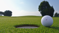 golf hole and ball